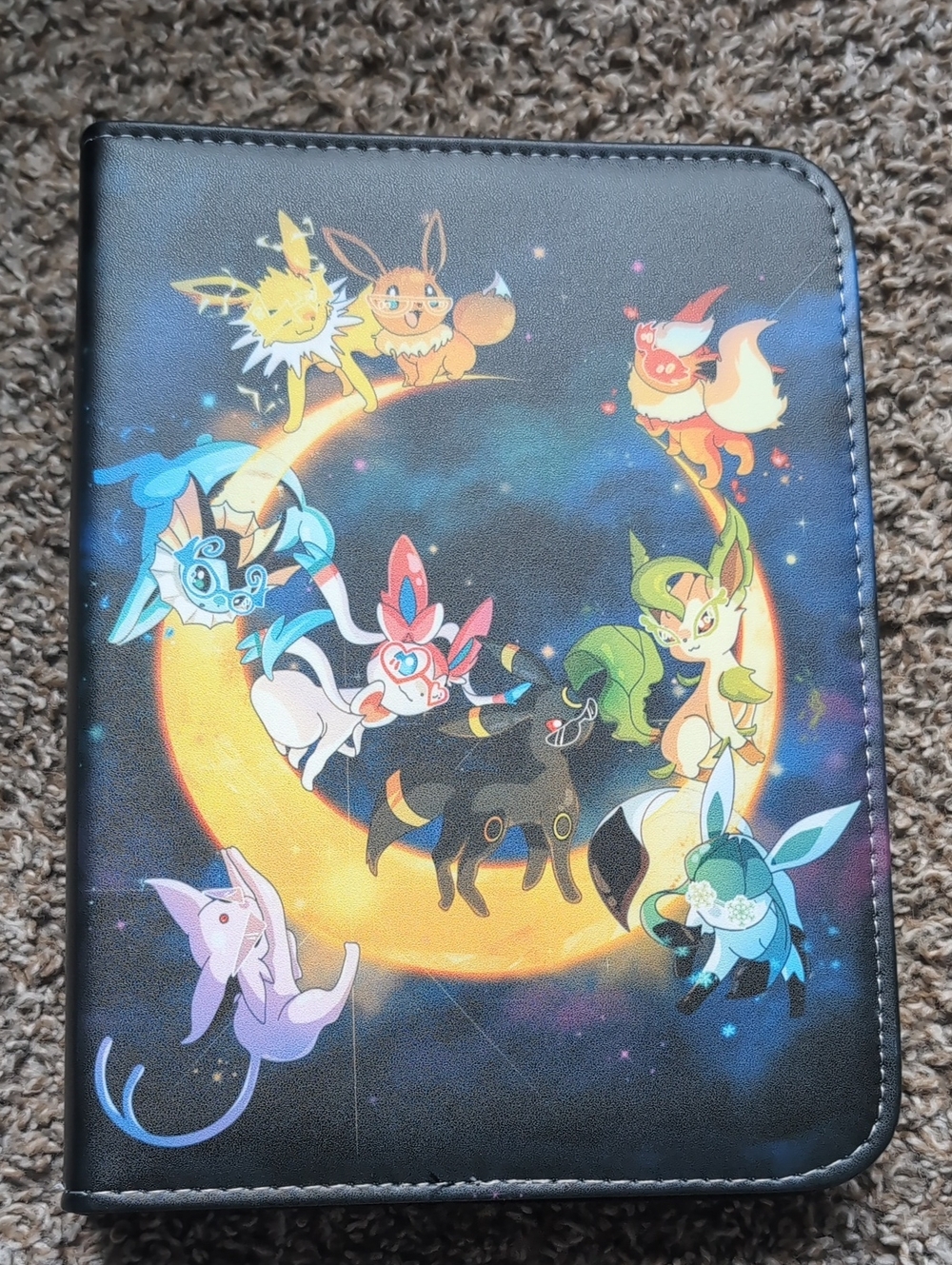 Eeveelution Zippered Pokemon Card Binder